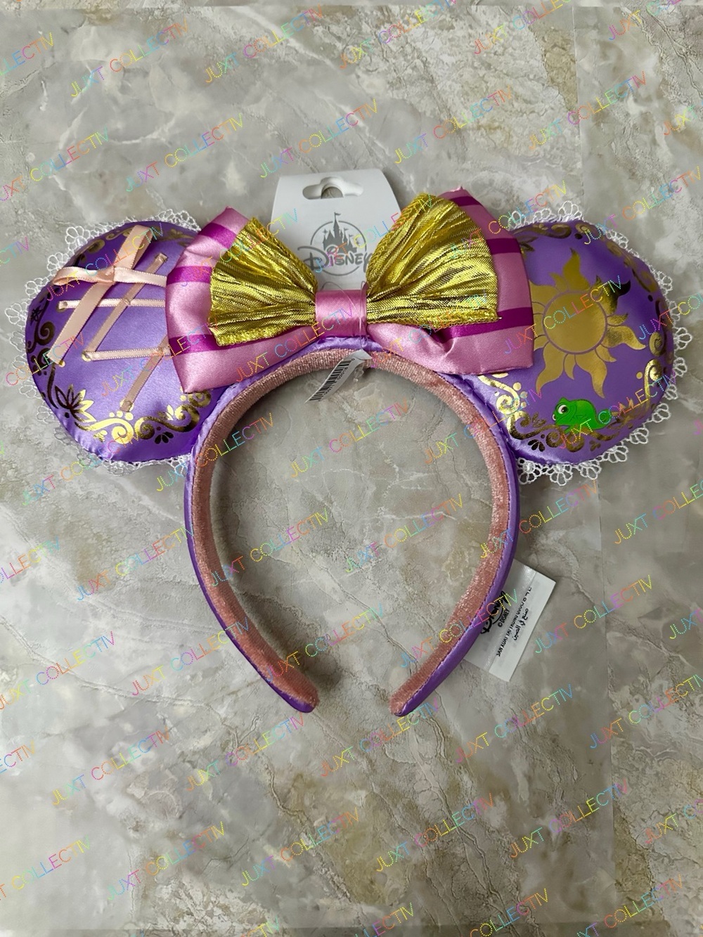 NWT Disney Parks Disneyland Rapunzel Tangled Pascal Minnie Ears Headband